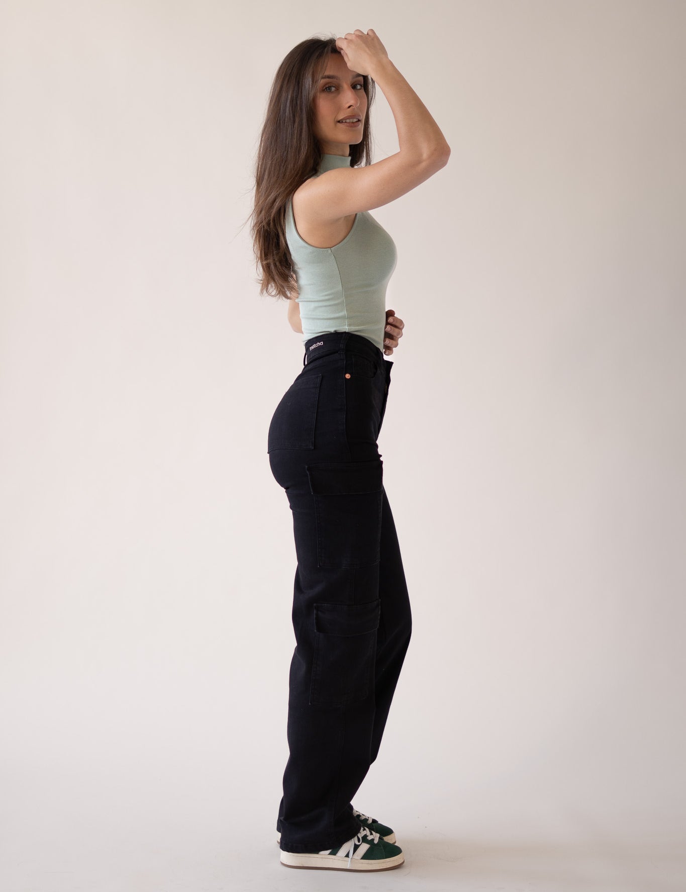 CARGO TALL HIGH RISE - BLACK