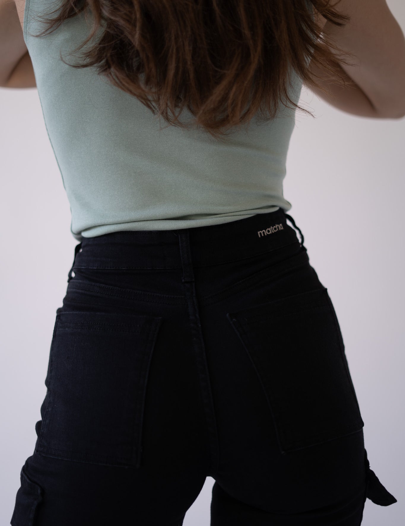 CARGO TALL HIGH RISE - BLACK