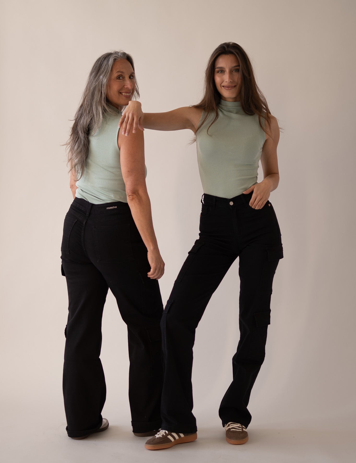 CARGO TALL HIGH RISE - BLACK