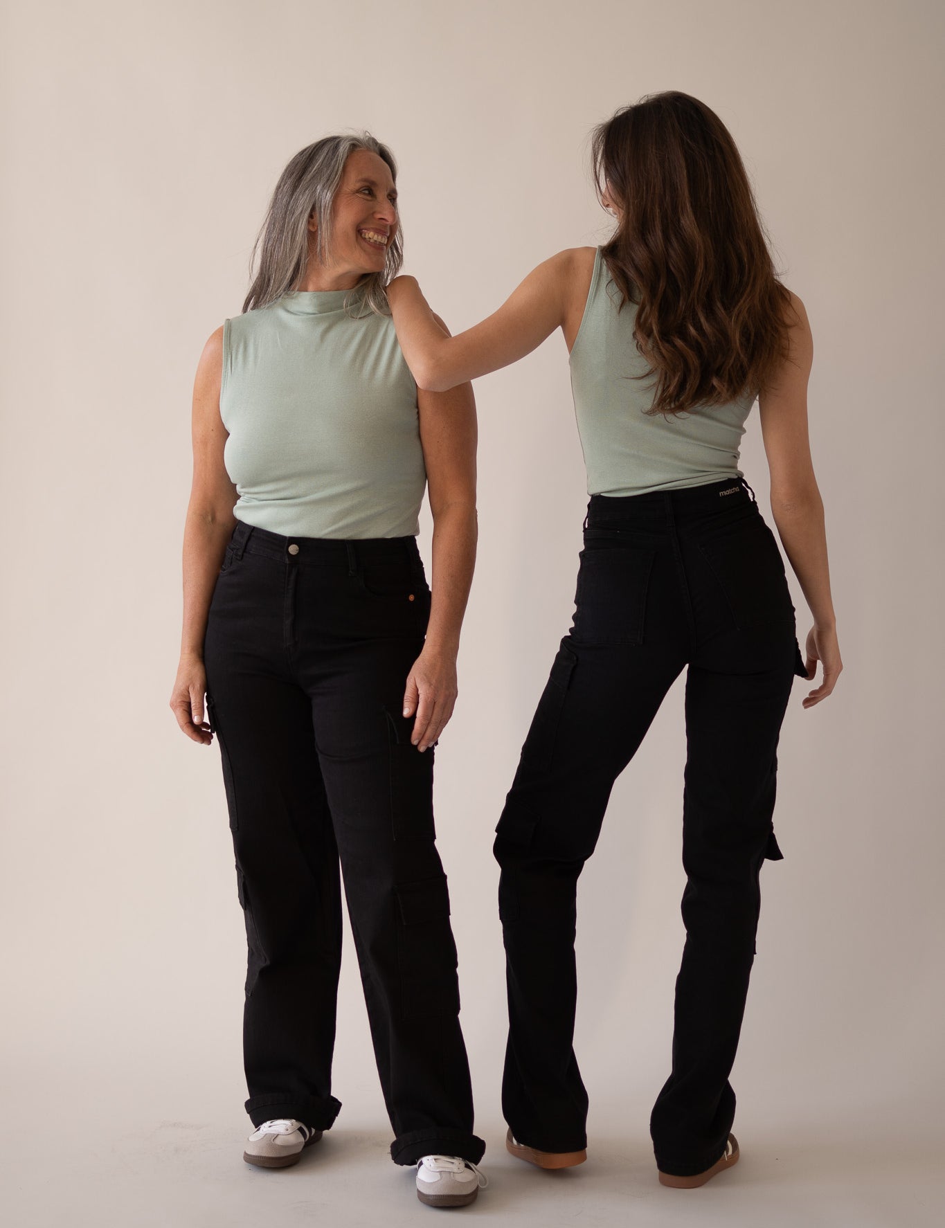 CARGO TALL HIGH RISE - BLACK