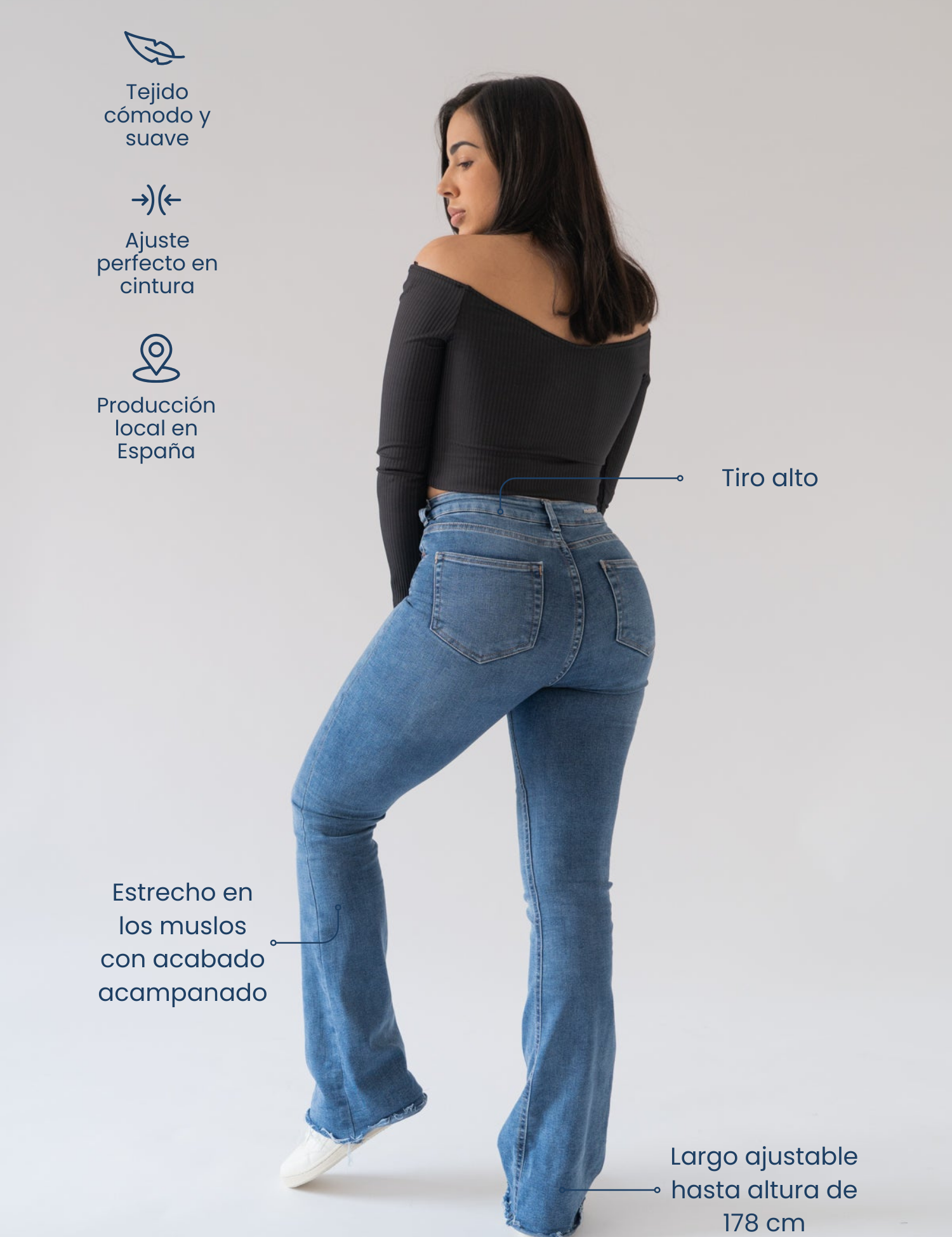 FLARE HIGH RISE - BLUE
