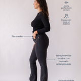 FLARE MID RISE - GREY