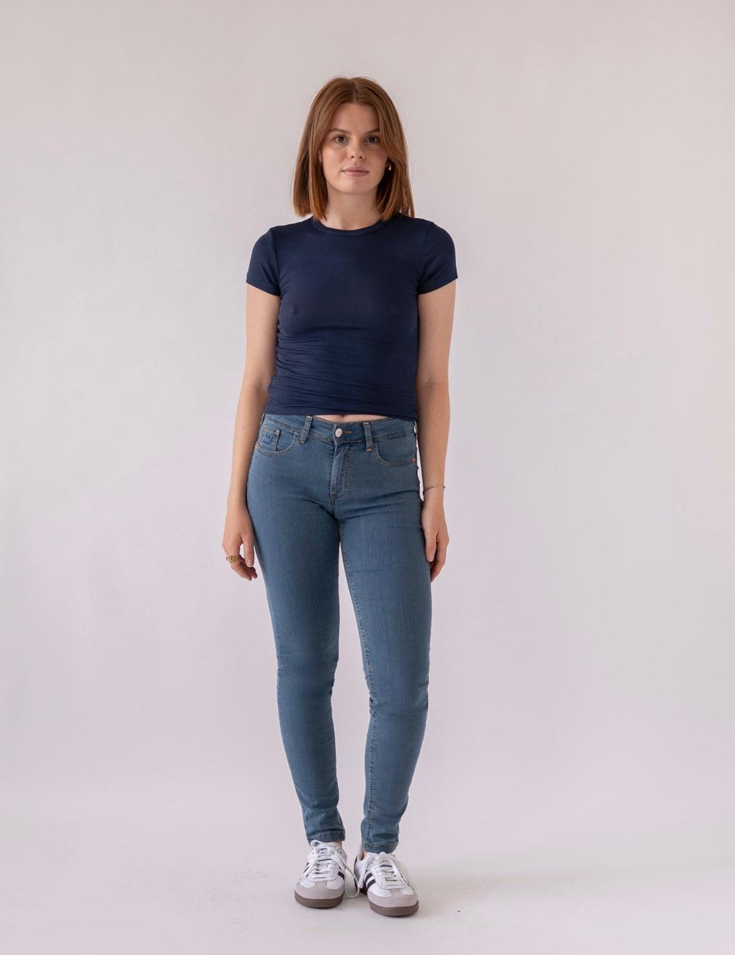 SKINNY MID RISE - LIGHT BLUE