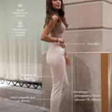 MOM TALL HIGH RISE - BEIGE