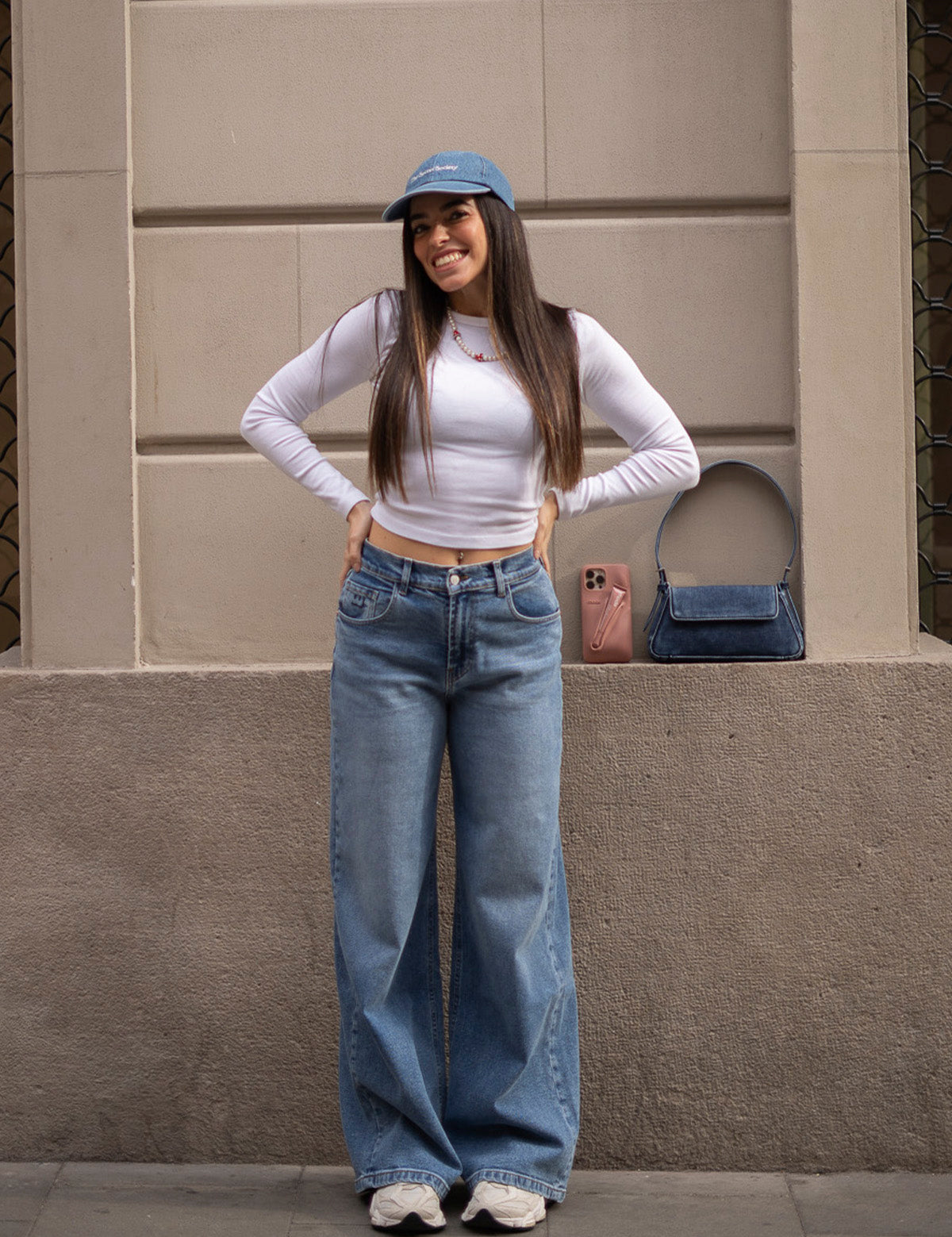 BAGGY HIGH RISE - LIGHT BLUE