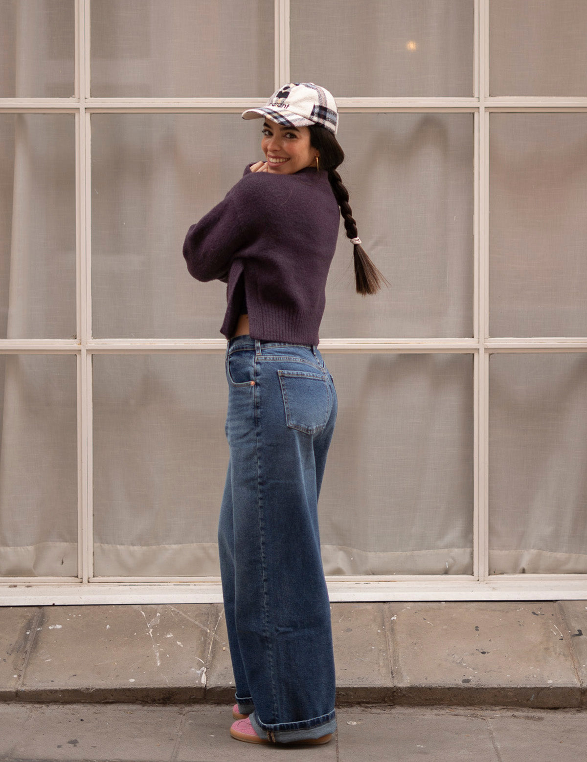 BAGGY HIGH RISE - DARK BLUE