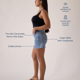 RELAXED SHORTS - LIGHT BLUE