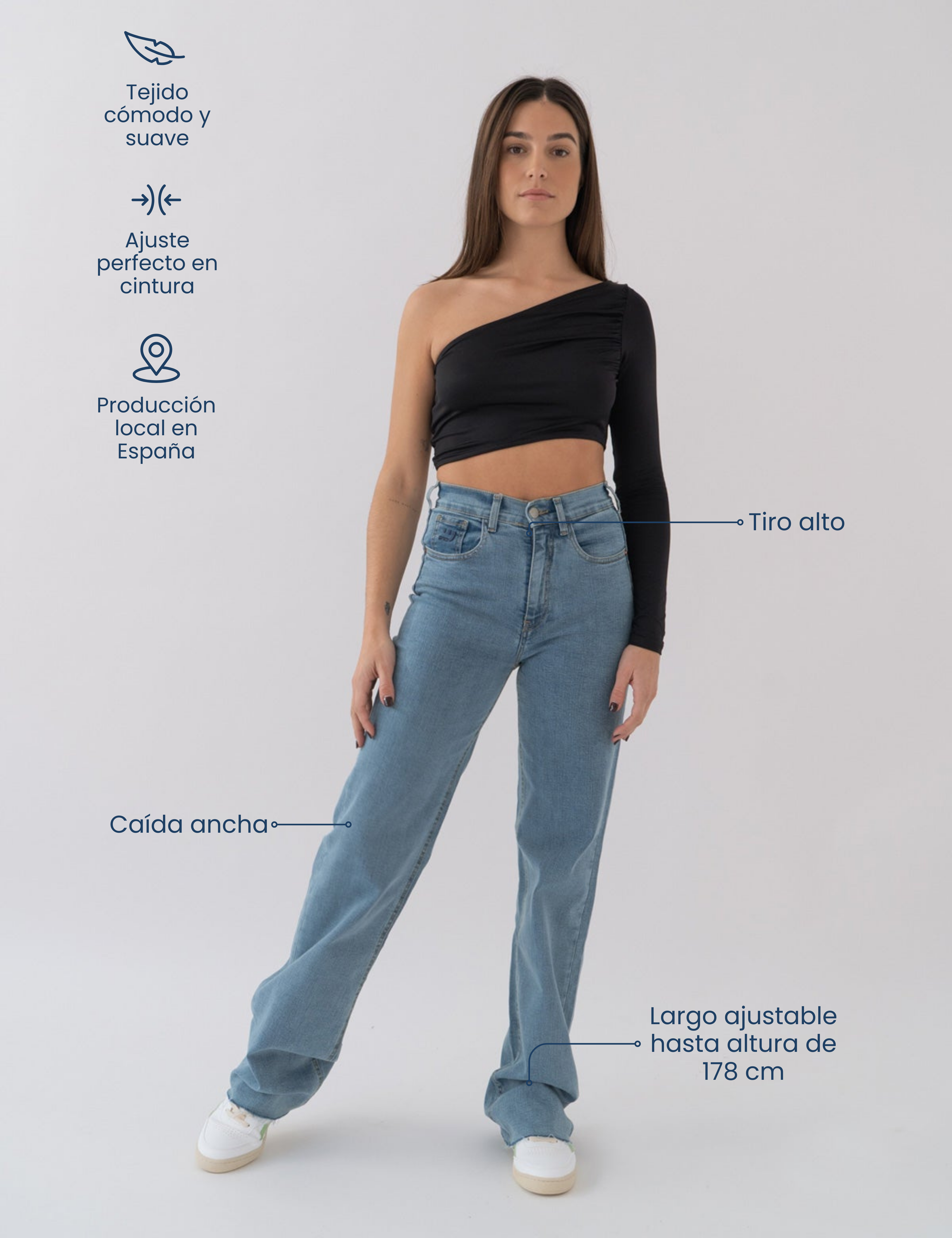 WIDELEG HIGH RISE - LIGHT BLUE