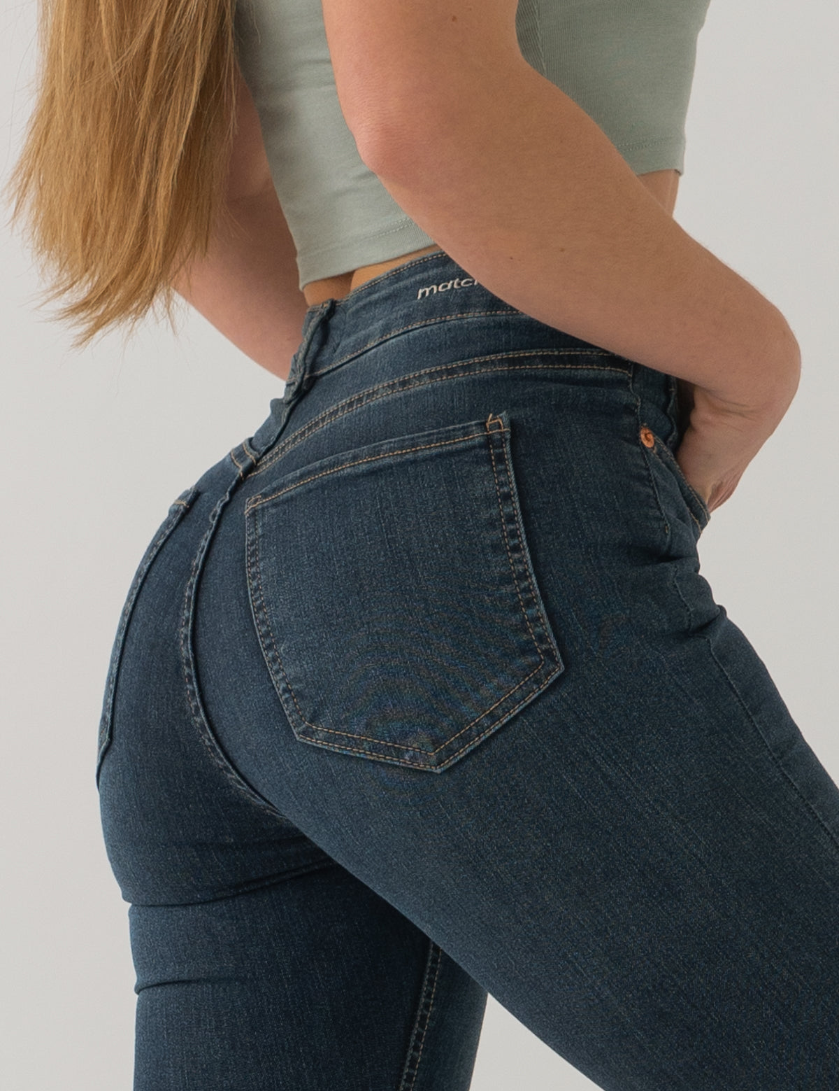 SKINNY HIGH RISE - DARK BLUE
