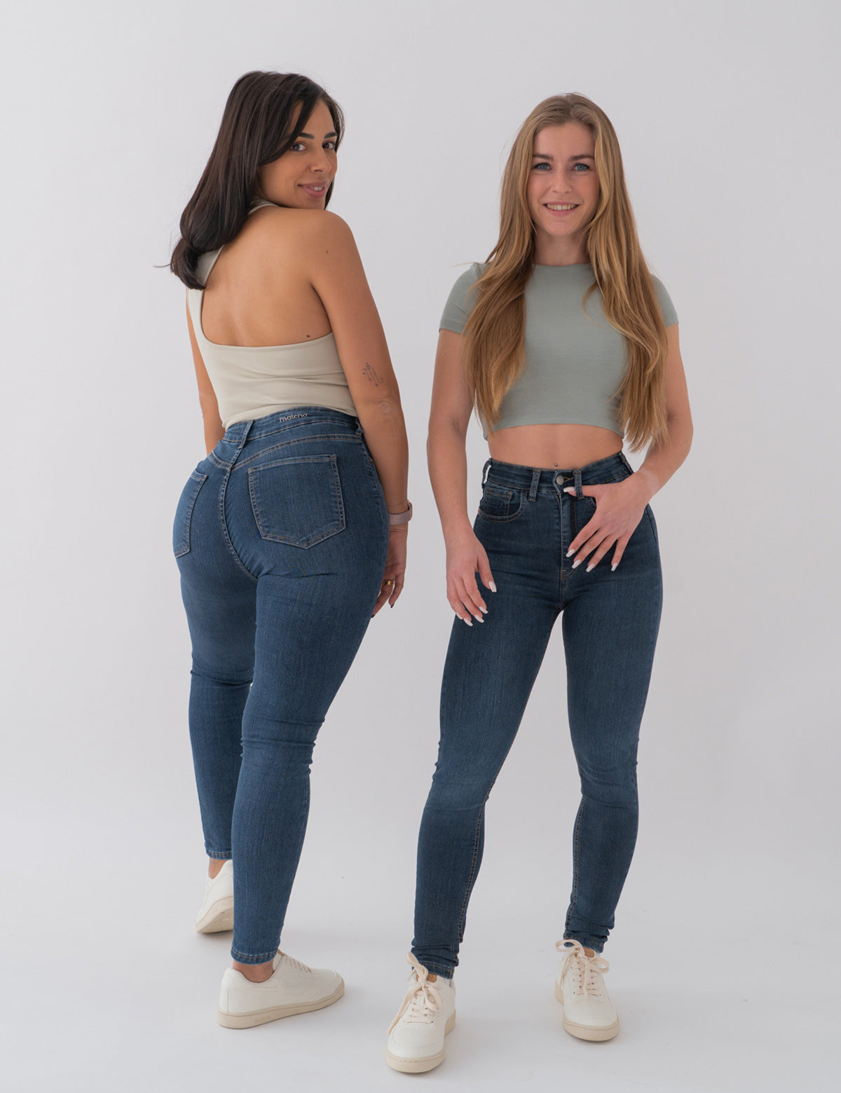 SKINNY HIGH RISE - DARK BLUE