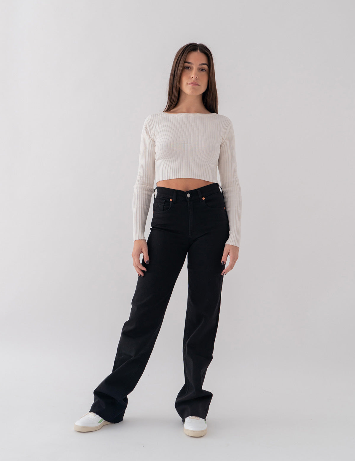 WIDELEG HIGH RISE - BLACK