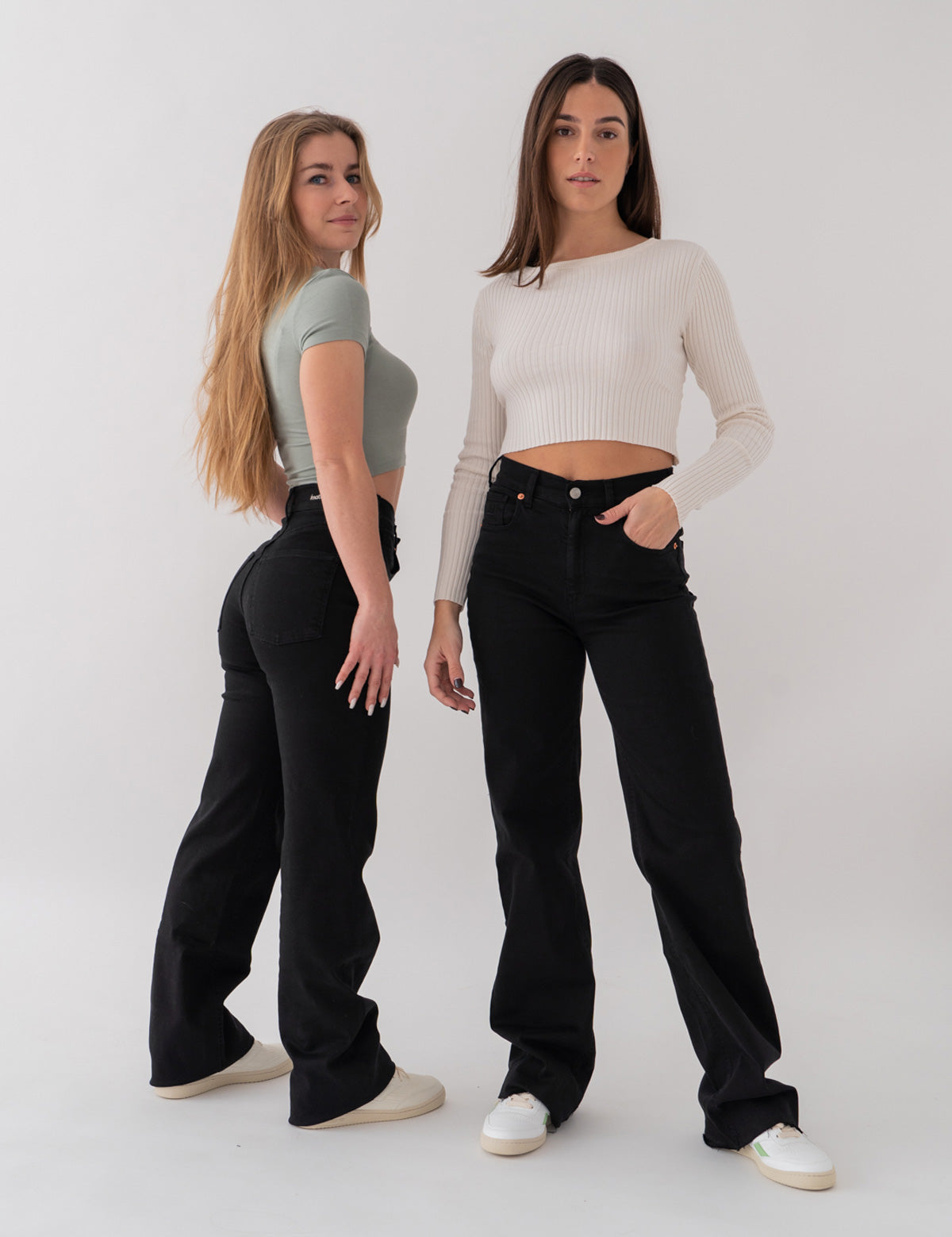 WIDELEG HIGH RISE - BLACK