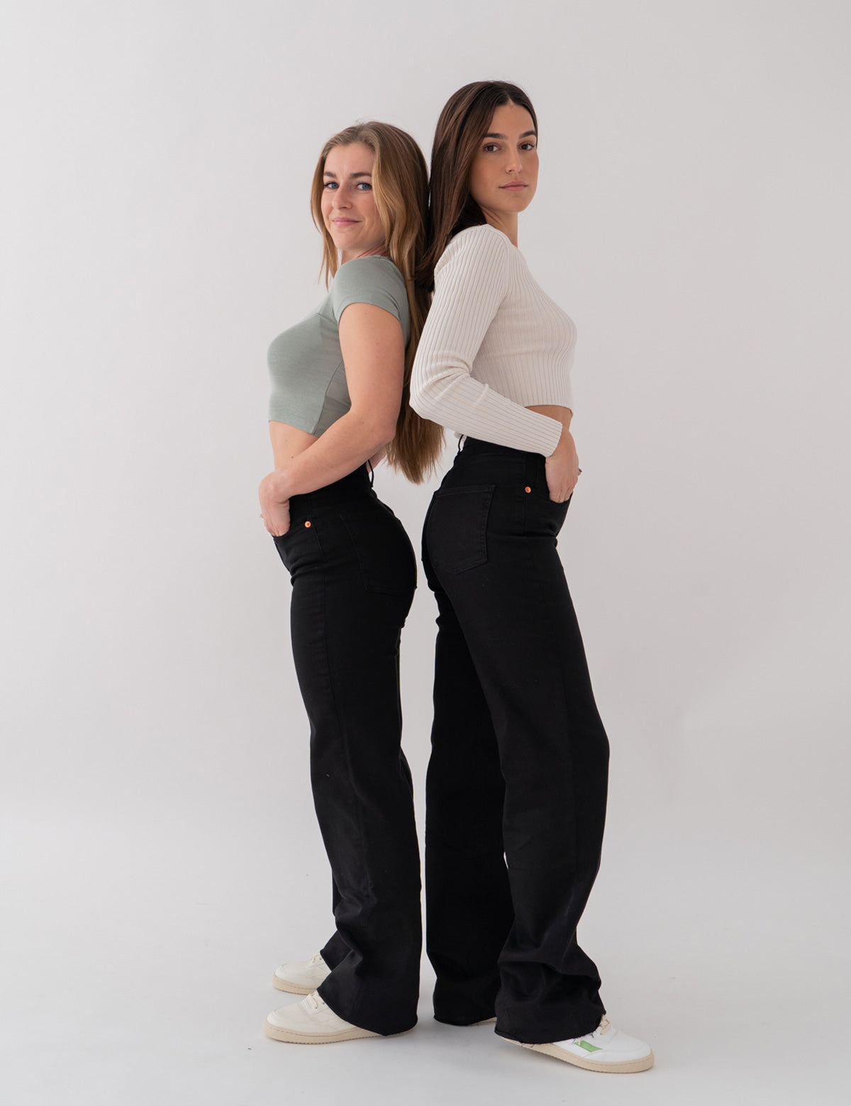 WIDELEG HIGH RISE - BLACK