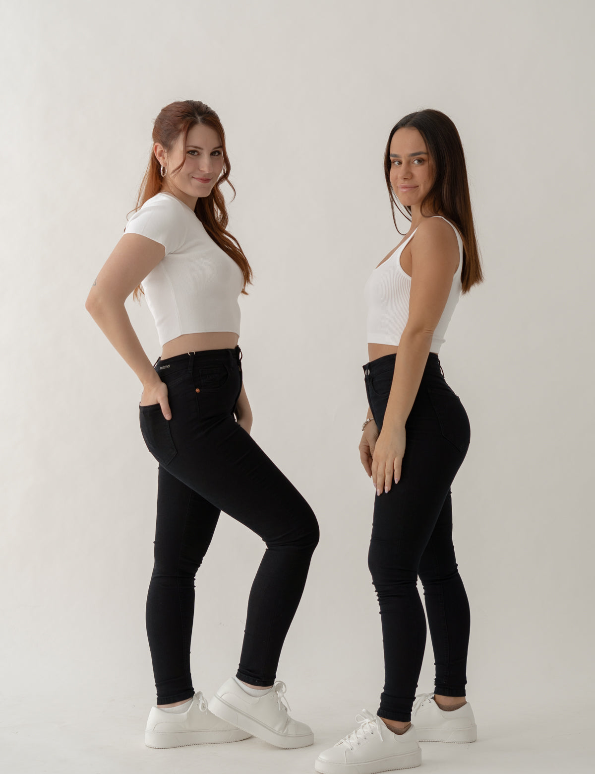 SKINNY HIGH RISE - BLACK