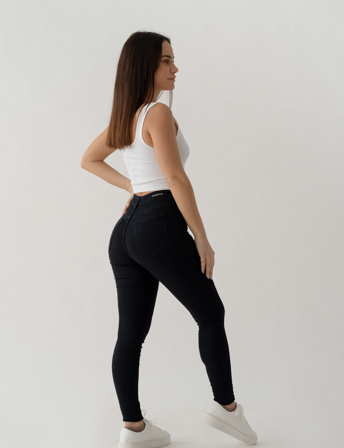 SKINNY HIGH RISE - BLACK