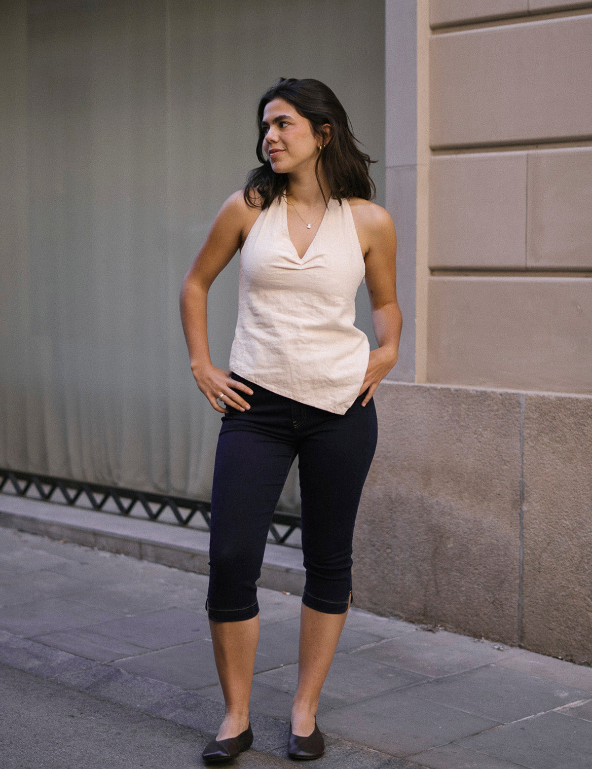 CAPRI HIGH RISE - RAW DENIM