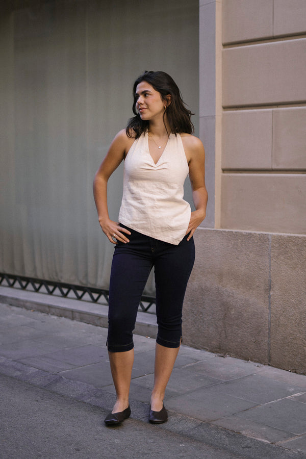 CAPRI HIGH RISE - RAW DENIM