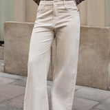 PANTALONES BAGGY PANA - ECRU