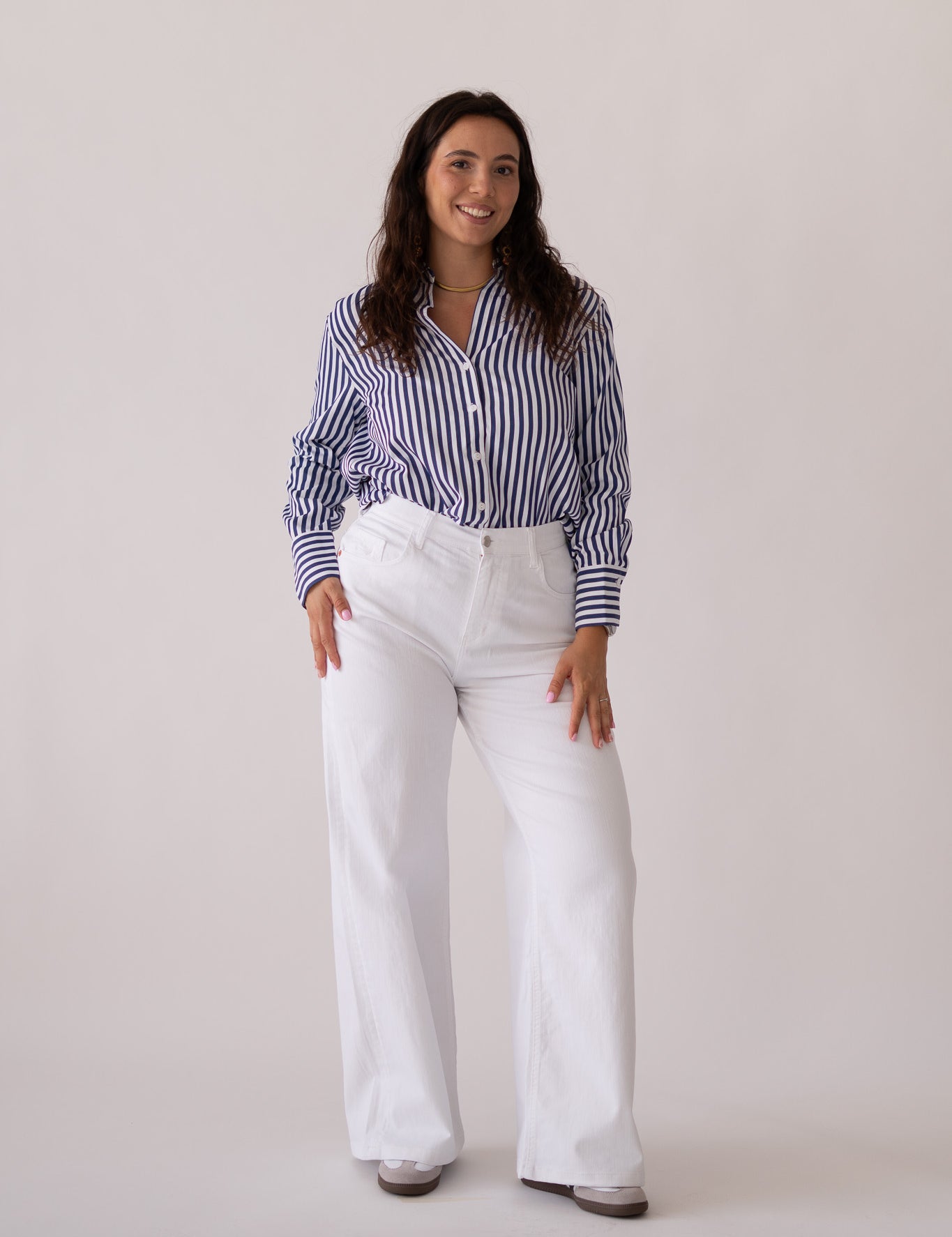 BAGGY HIGH RISE - WHITE