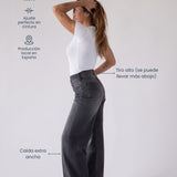 BAGGY HIGH RISE - GREY