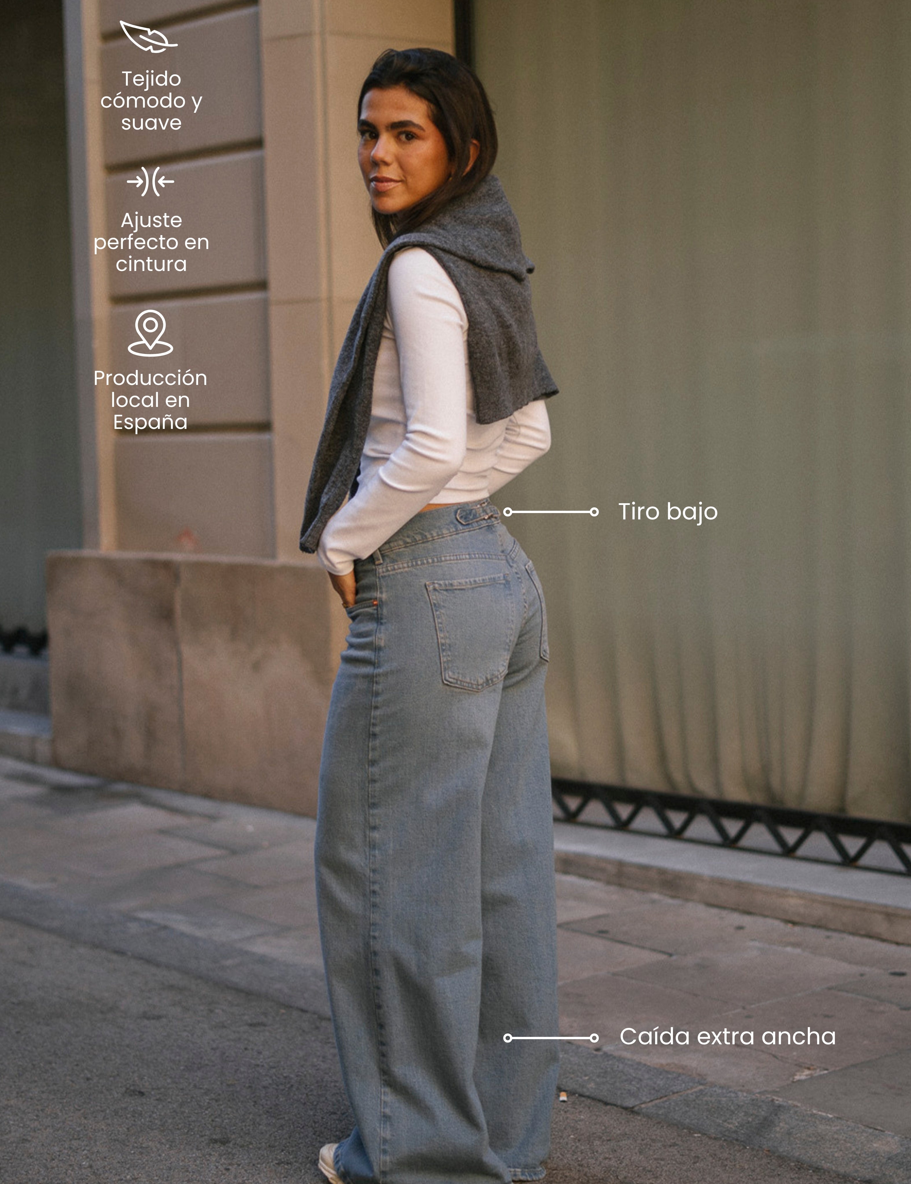 BAGGY LOW RISE - LIGHT BLUE
