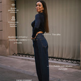 BARREL HIGH RISE - RAW DENIM