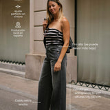 BAGGY TALL HIGH RISE - GREY