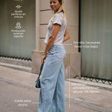BAGGY TALL HIGH RISE - LIGHT BLUE