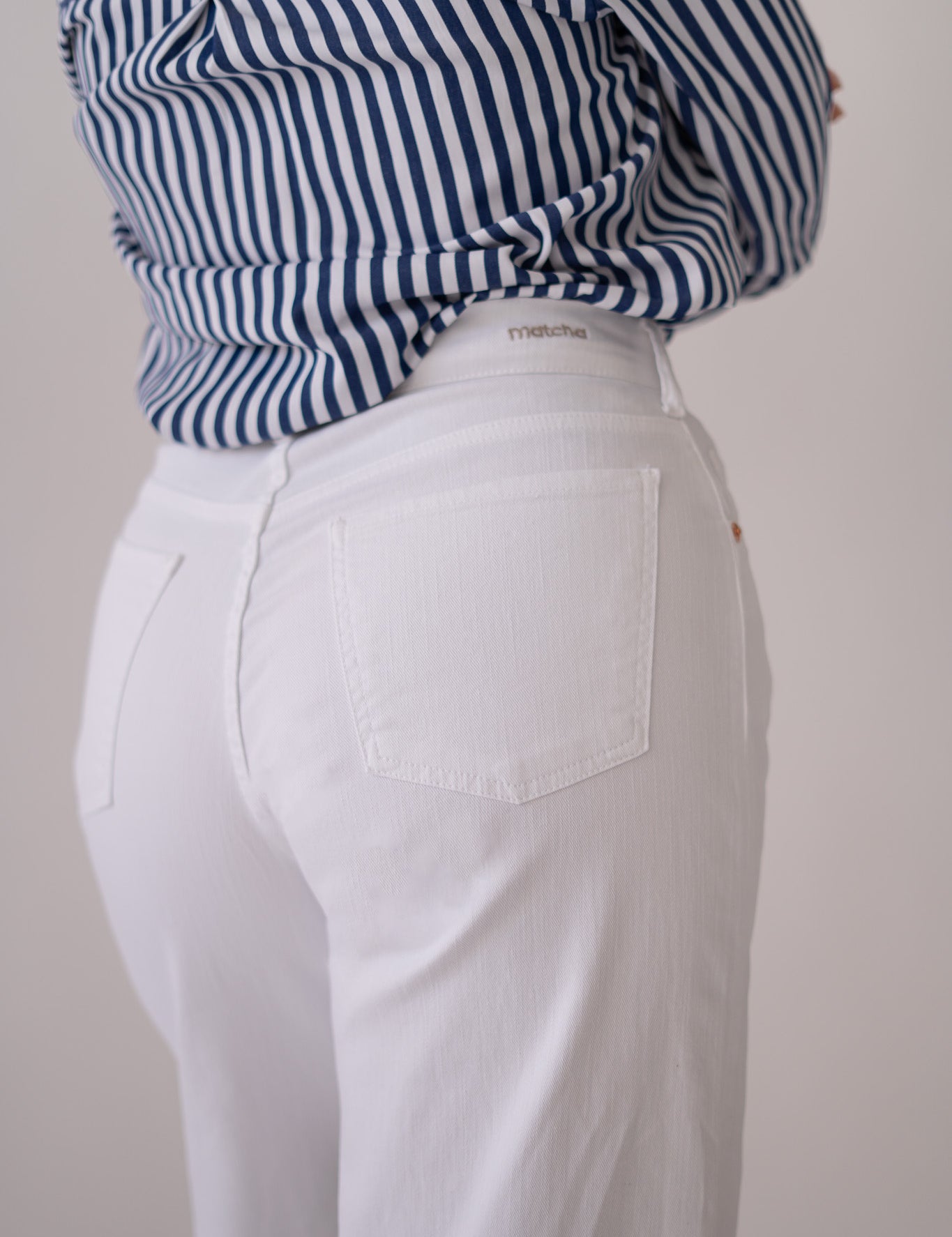 BAGGY HIGH RISE - WHITE