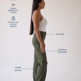 CARGO HIGH RISE - KHAKI