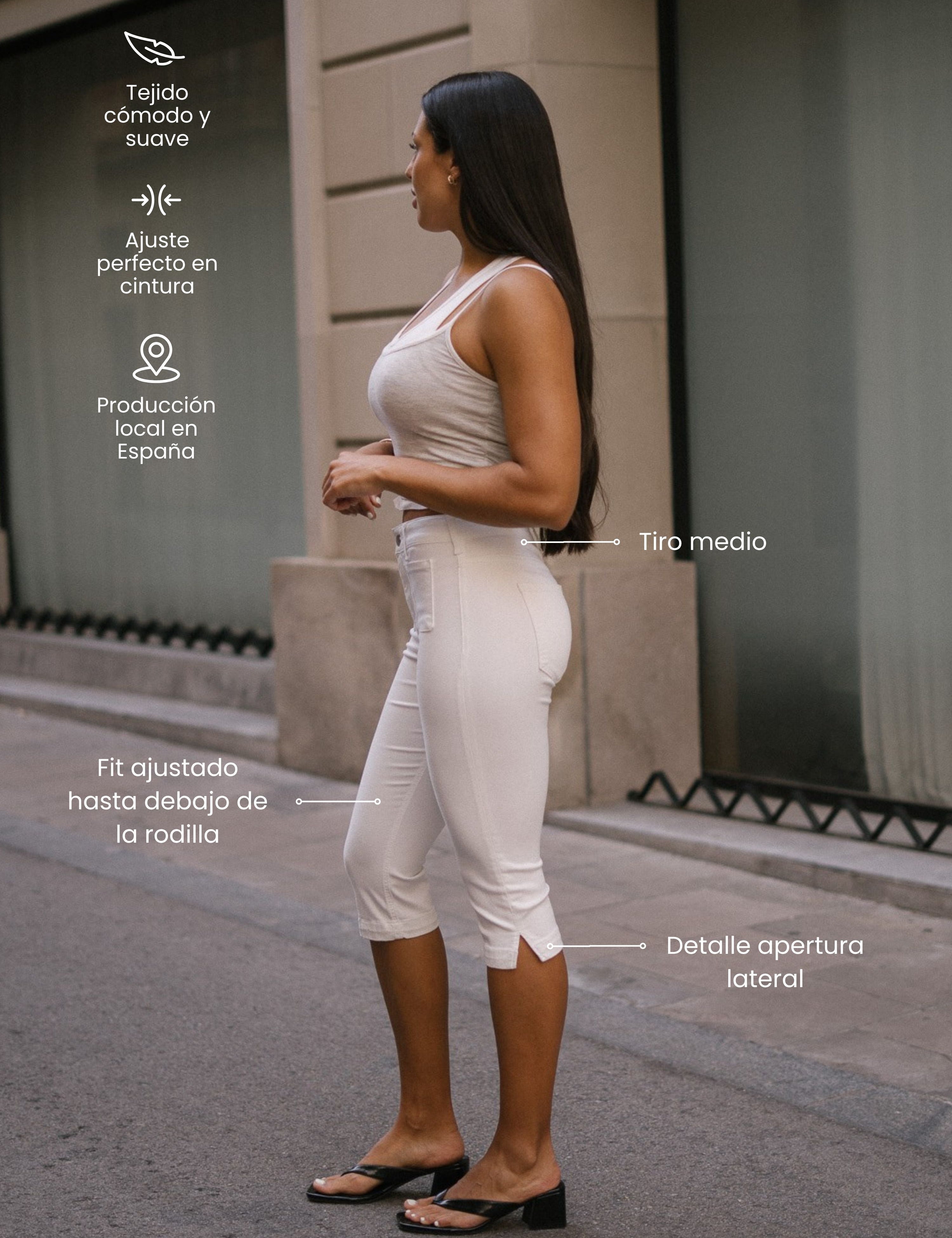 CAPRI MID RISE - WHITE