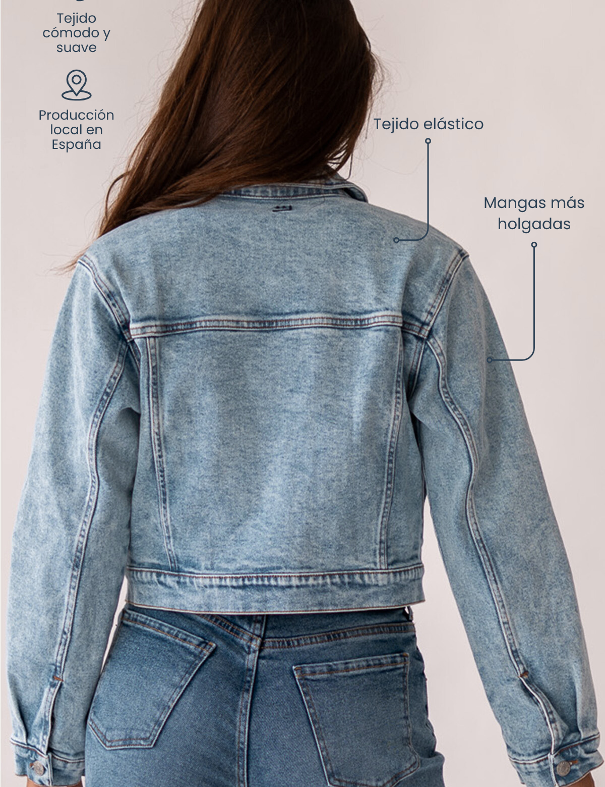 DENIM JACKET - LIGHT BLUE