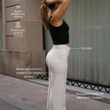 CULOTTE HIGH RISE - ECRU