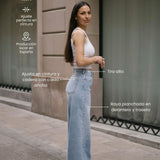 CULOTTE HIGH RISE - LIGHT BLUE