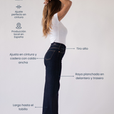 CULOTTE HIGH RISE - RAW DENIM