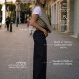 CULOTTE TALL HIGH RISE - RAW DENIM
