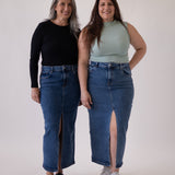 LONG SKIRT - DARK BLUE