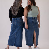 LONG SKIRT - DARK BLUE