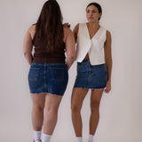 MINI SKIRT - DARK BLUE