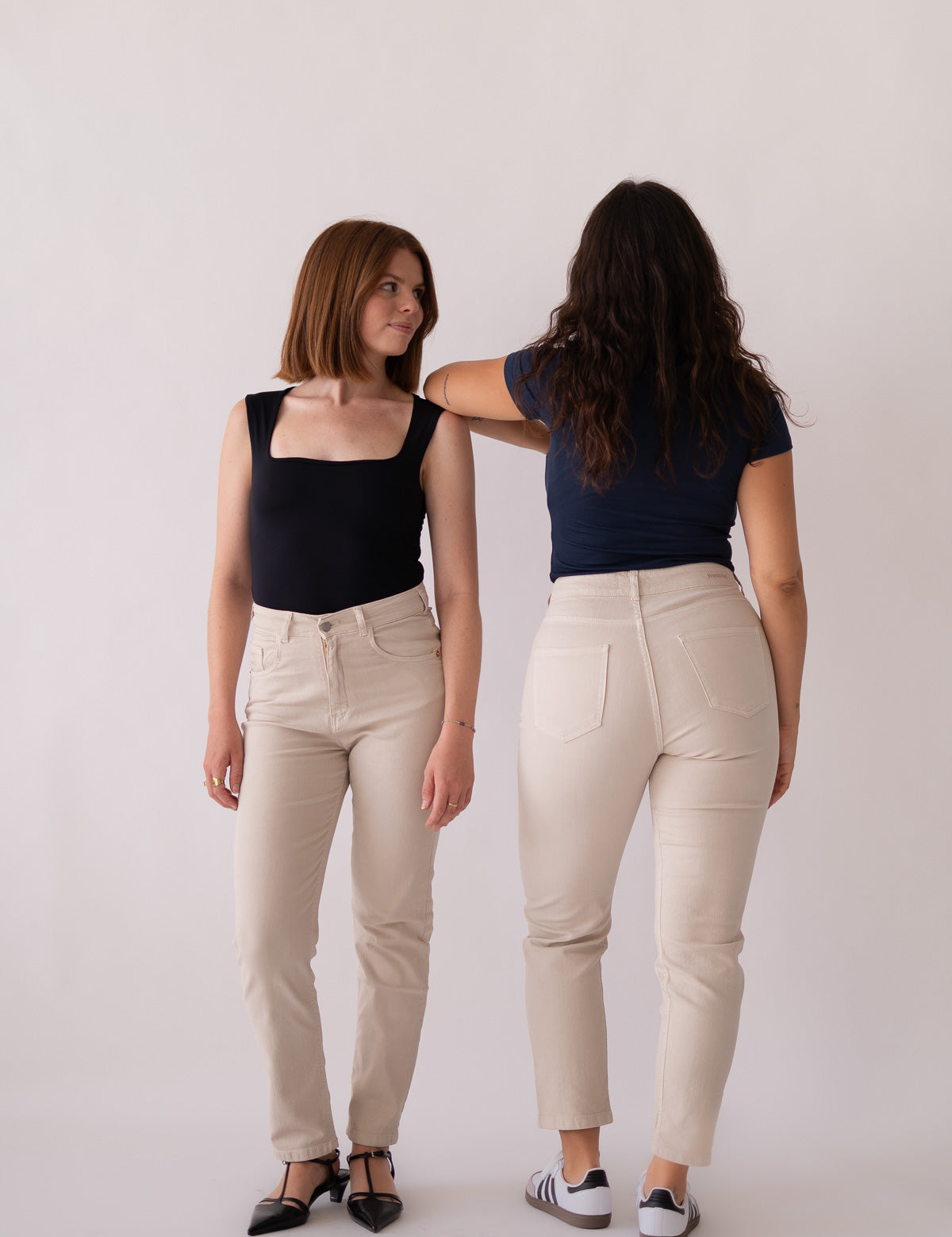 MOM HIGH RISE - BEIGE