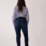 MOM HIGH RISE - DARK BLUE