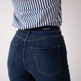 MOM HIGH RISE - DARK BLUE