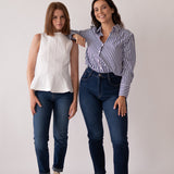 MOM HIGH RISE - DARK BLUE