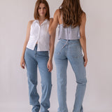 WIDELEG TALL HIGH RISE - LIGHT BLUE