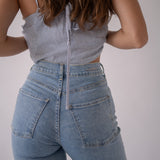 WIDELEG TALL HIGH RISE - LIGHT BLUE