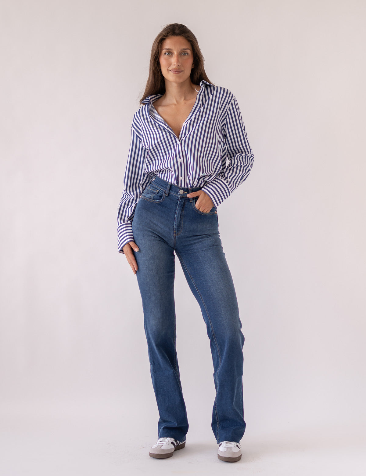 WIDELEG TALL HIGH RISE - DARK BLUE