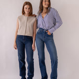 WIDELEG TALL HIGH RISE - DARK BLUE
