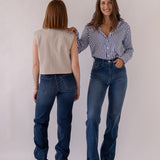 WIDELEG TALL HIGH RISE - DARK BLUE