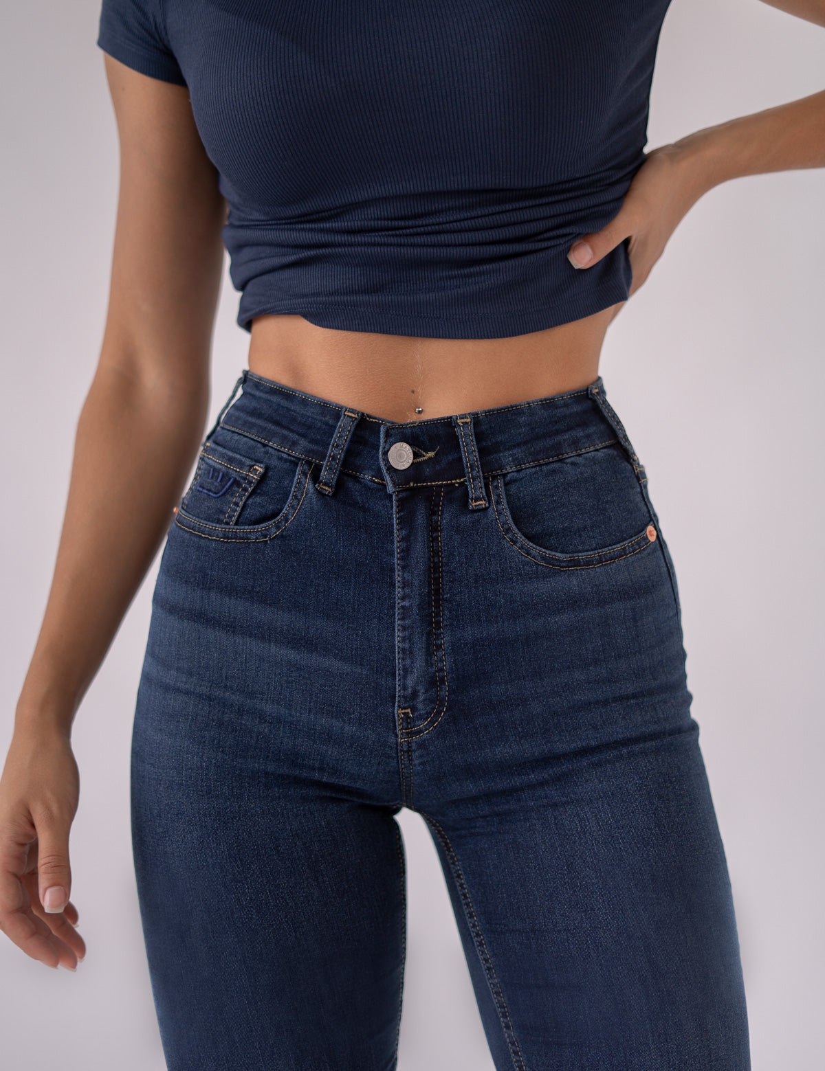 SKINNY TALL HIGH RISE - DARK BLUE