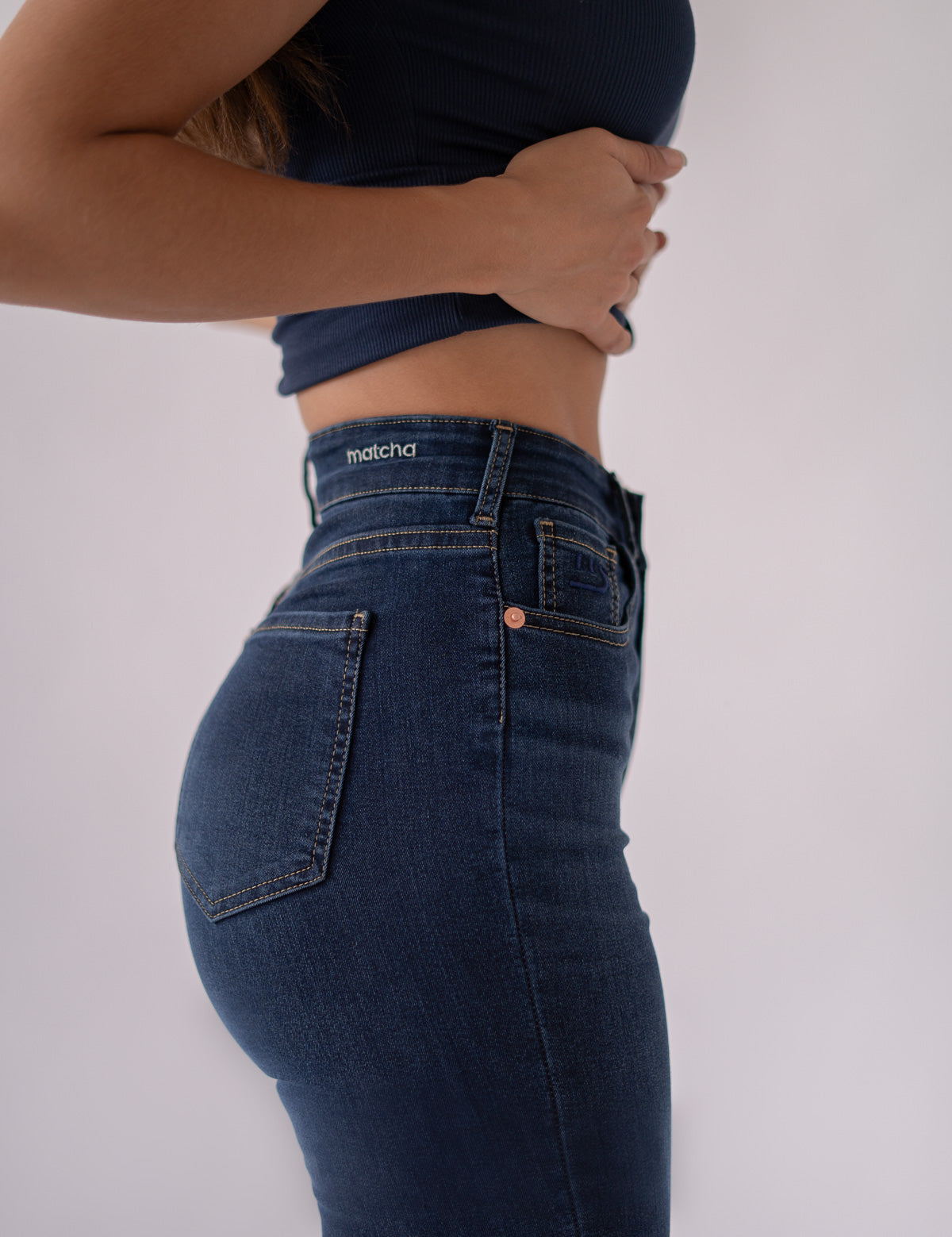 SKINNY TALL HIGH RISE - DARK BLUE